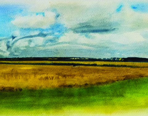 Aquarell von Guido Klammer