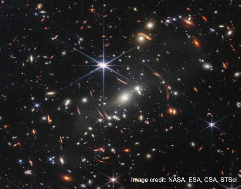 Auf kleinstem Raum viele Galaxien